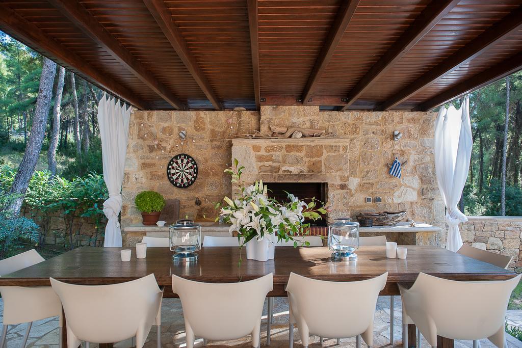 Naftilos Villa Sani With Private Pool Exterior foto