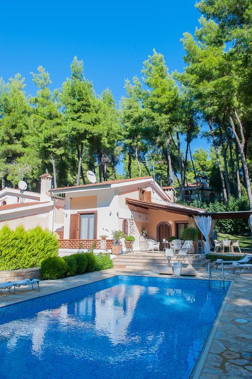 Naftilos Villa Sani With Private Pool Exterior foto